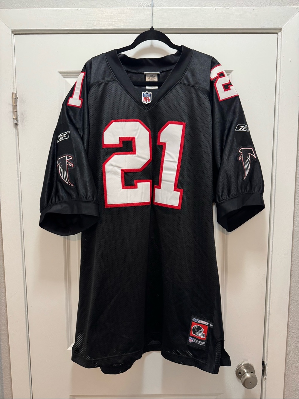 Vintage Reebok NFL Atlanta Falcons Deion Sanders Football Jersey